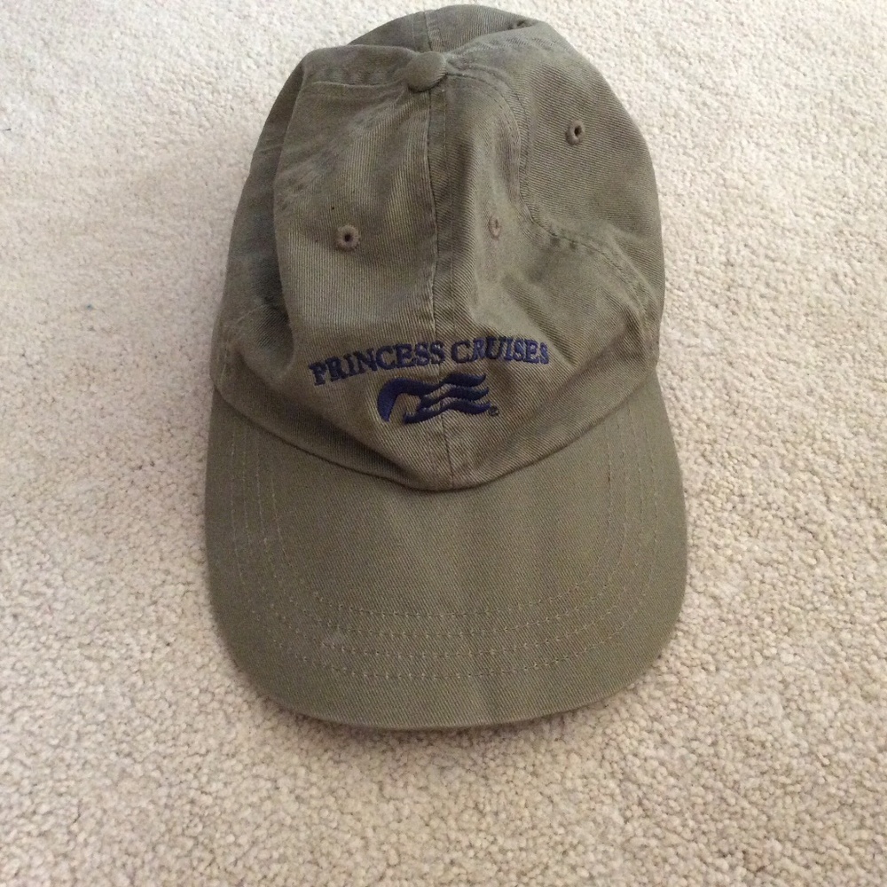 Princesses Cruises Embroidered Vintage Adjustable Hat Cap one size
